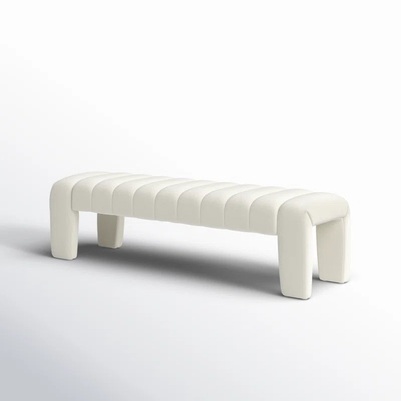 Salinoster Upholstered Bench - Wooden Bazar
