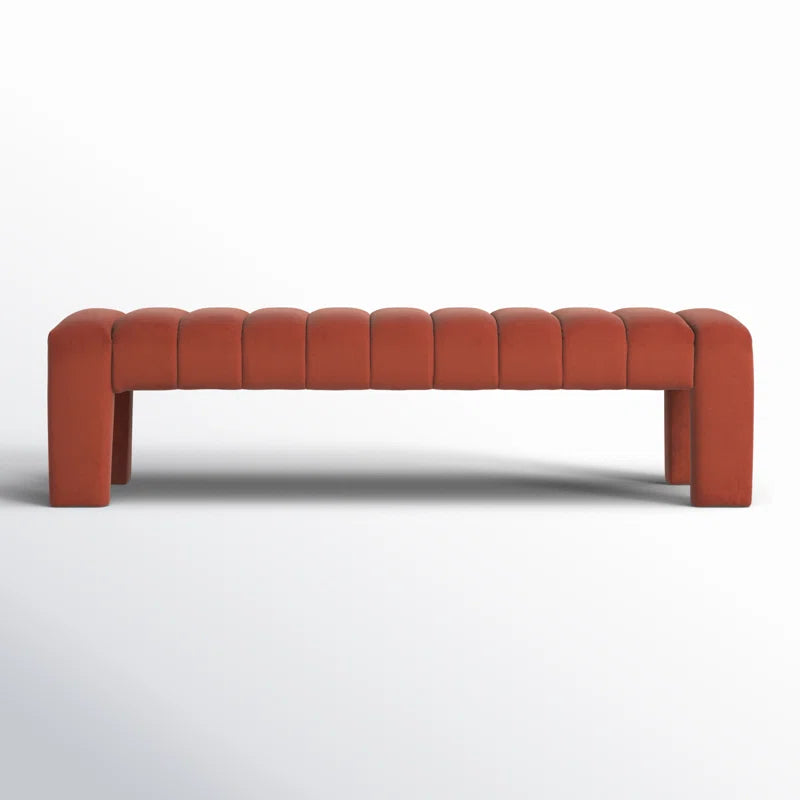 Salinoster Upholstered Bench - Wooden Bazar