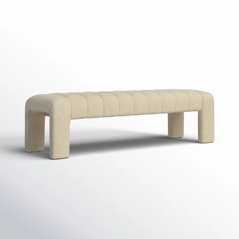 Salinoster Upholstered Bench - Wooden Bazar