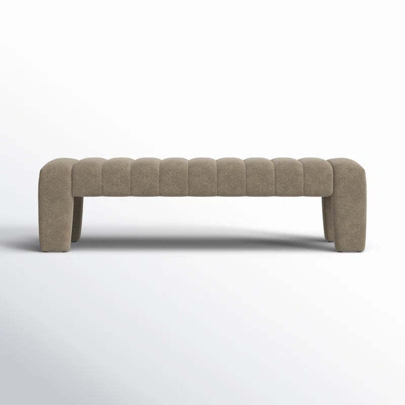 Salinoster Upholstered Bench - Wooden Bazar