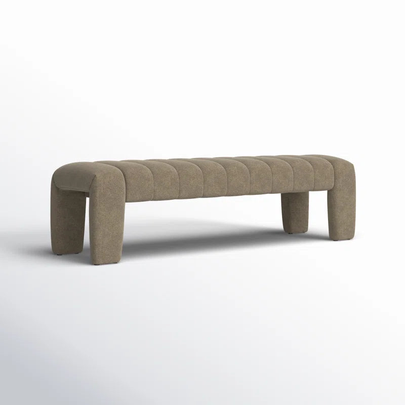 Salinoster Upholstered Bench - Wooden Bazar