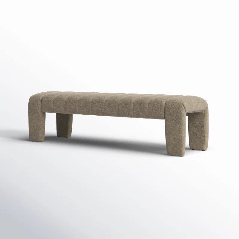 Salinoster Upholstered Bench - Wooden Bazar