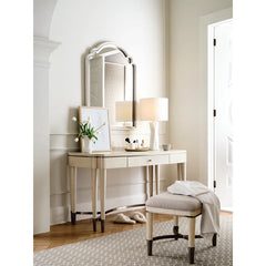 Bandrito Grace Vanity And Mirror Set With Stool - Wooden Bazar