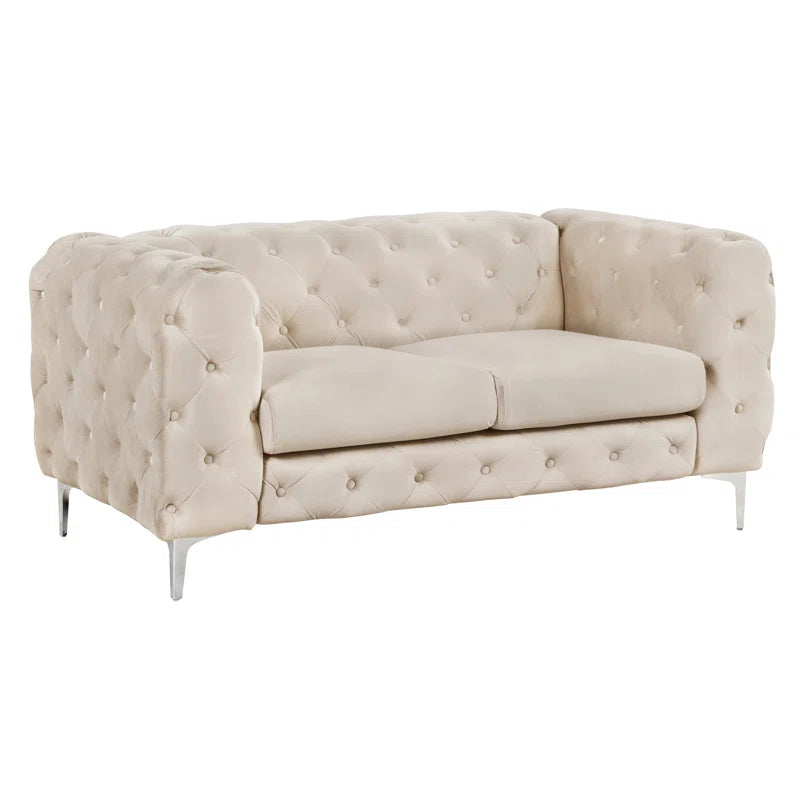Grafordo 4 - Piece Velvet Living Room Luxury Sofa Set