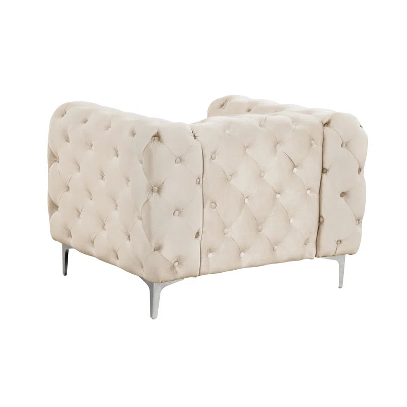 Grafordo 4 - Piece Velvet Living Room Luxury Sofa Set