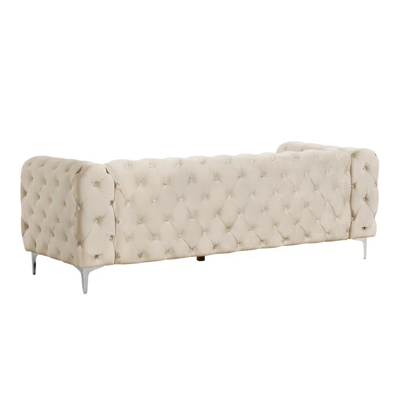Grafordo 4 - Piece Velvet Living Room Luxury Sofa Set