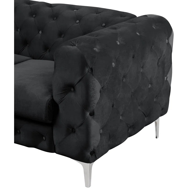 Grafordo 4 - Piece Velvet Living Room Luxury Sofa Set