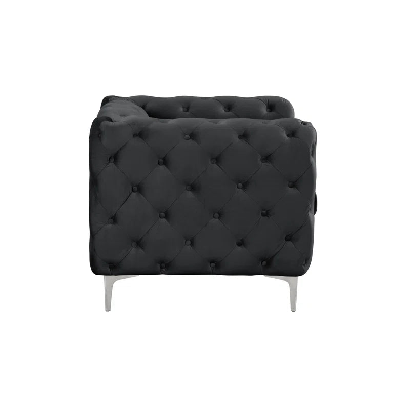 Grafordo 4 - Piece Velvet Living Room Luxury Sofa Set