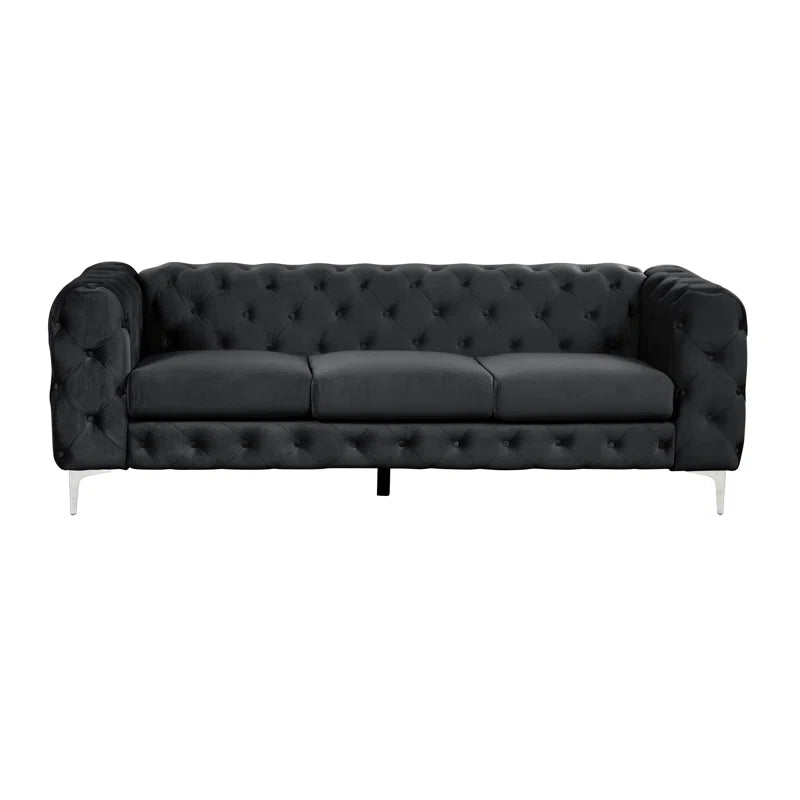 Grafordo 4 - Piece Velvet Living Room Luxury Sofa Set
