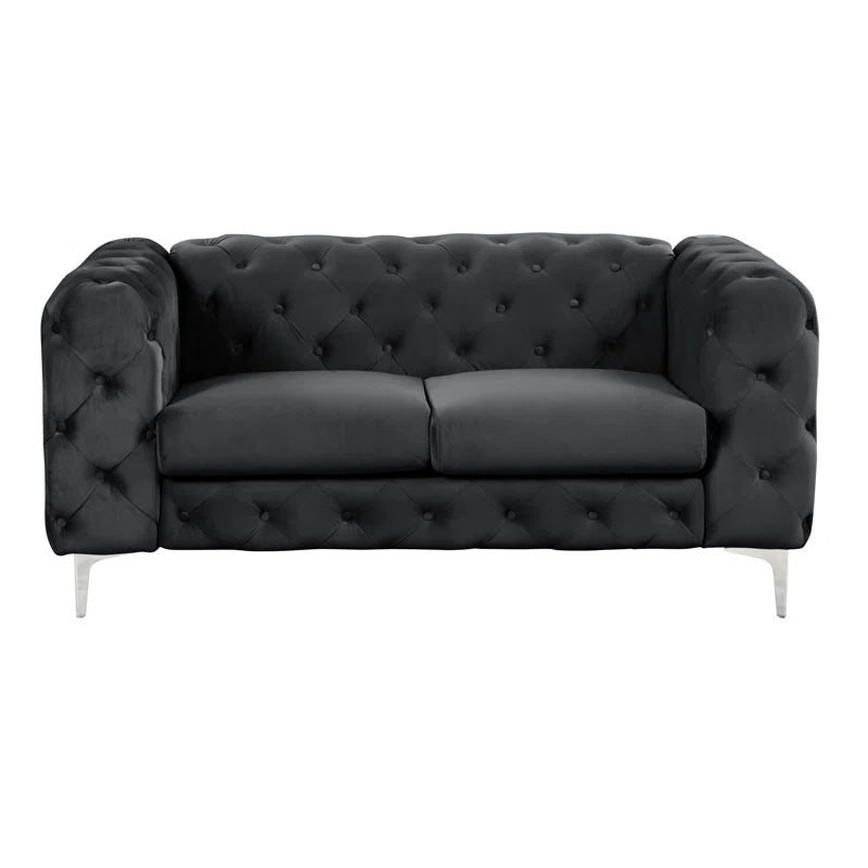 Grafordo 4 - Piece Velvet Living Room Luxury Sofa Set