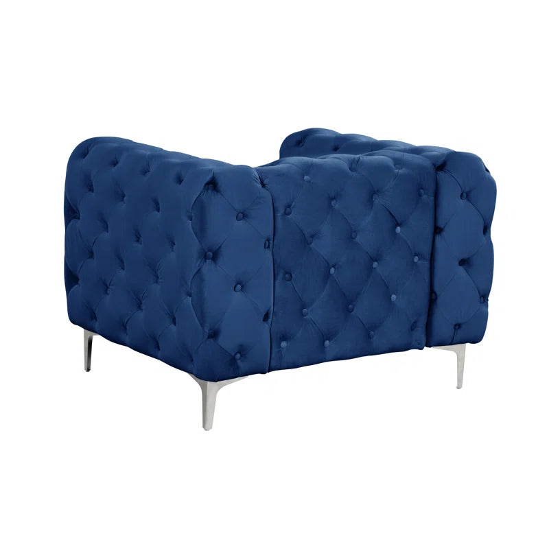 Grafordo 4 - Piece Velvet Living Room Luxury Sofa Set