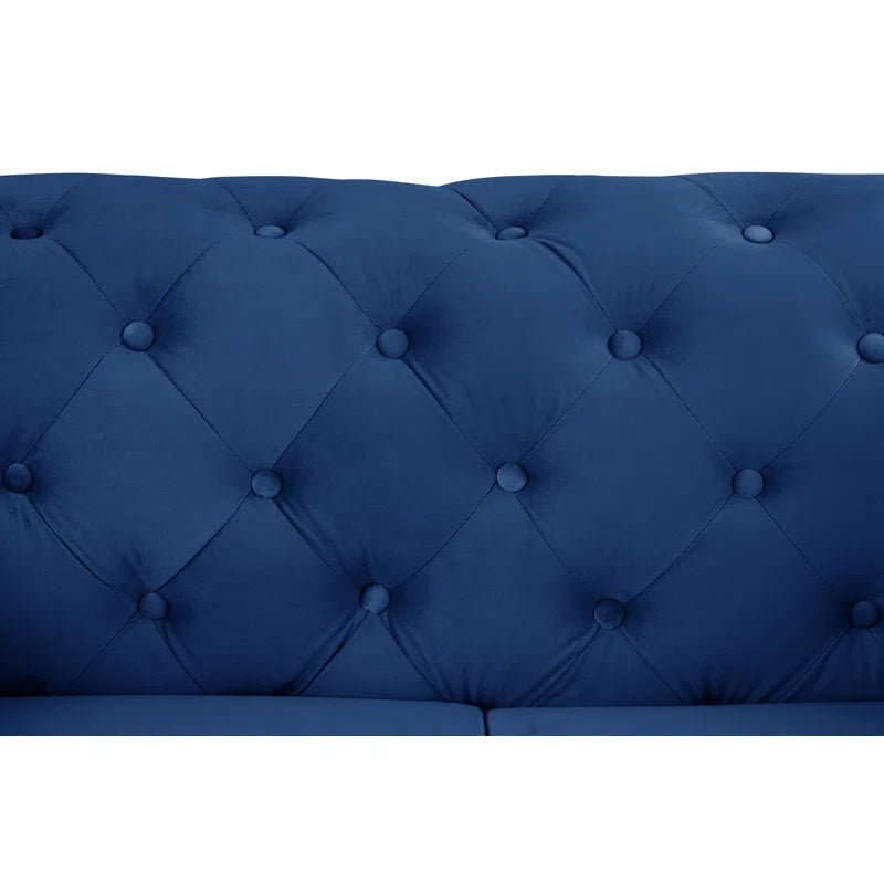 Grafordo 4 - Piece Velvet Living Room Luxury Sofa Set