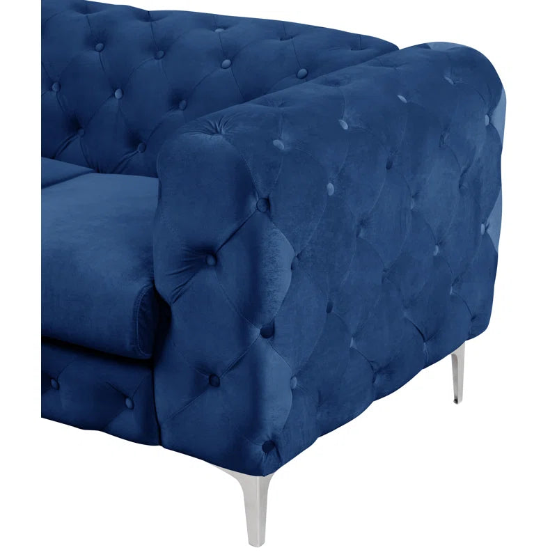 Grafordo 4 - Piece Velvet Living Room Luxury Sofa Set