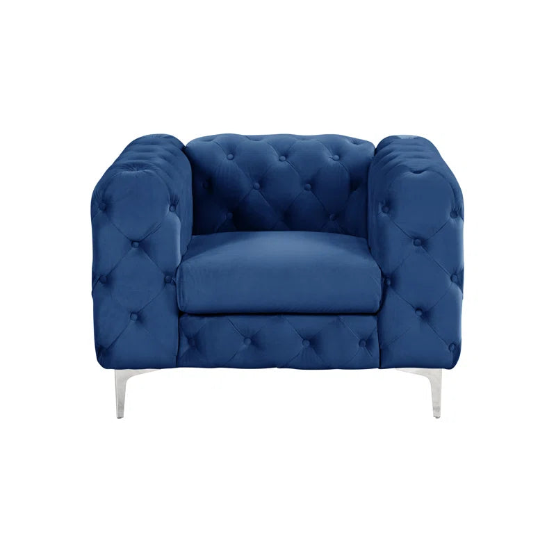 Grafordo 4 - Piece Velvet Living Room Luxury Sofa Set