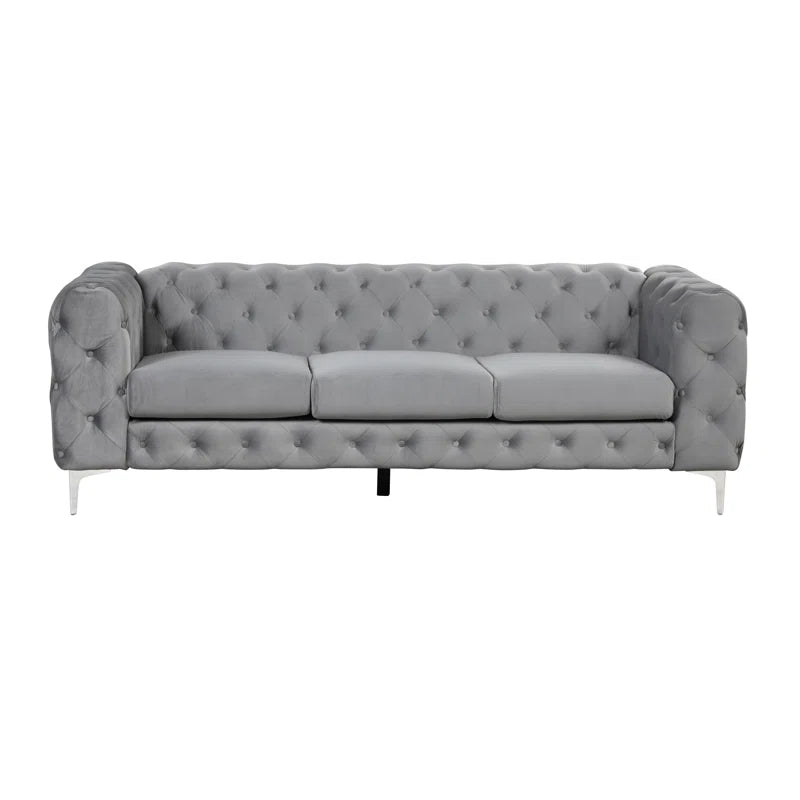 Grafordo 4 - Piece Velvet Living Room Luxury Sofa Set