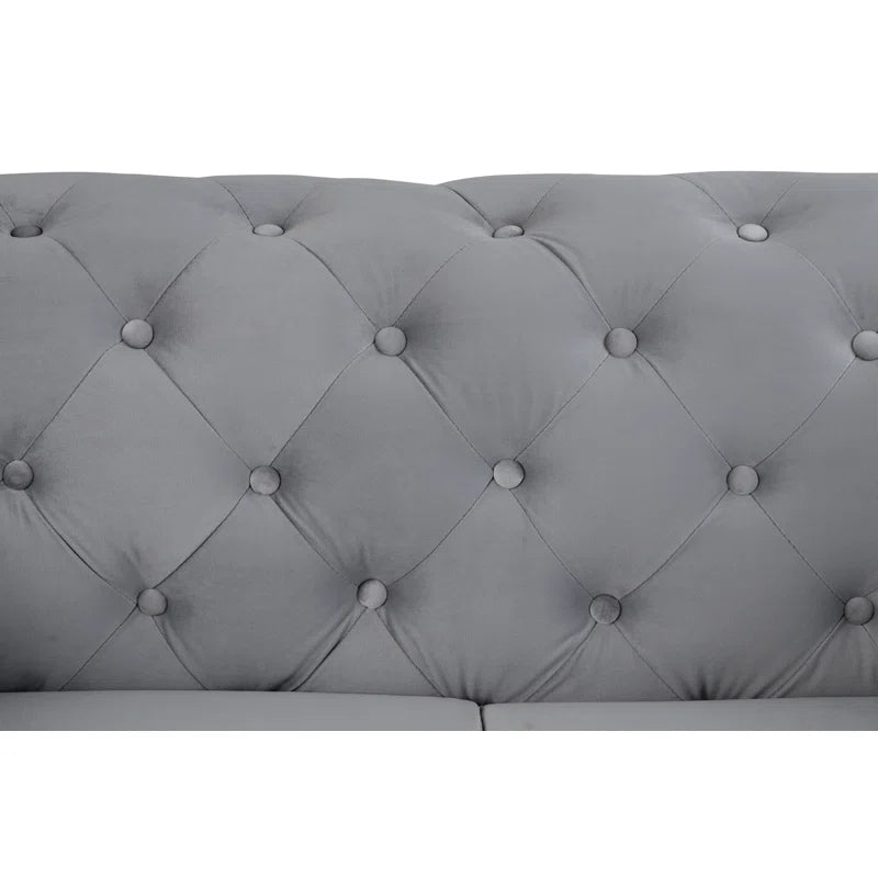 Grafordo 4 - Piece Velvet Living Room Luxury Sofa Set