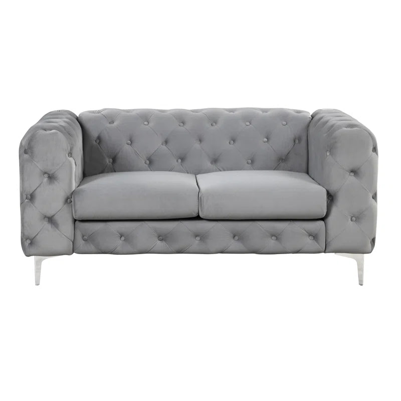 Grafordo 4 - Piece Velvet Living Room Luxury Sofa Set