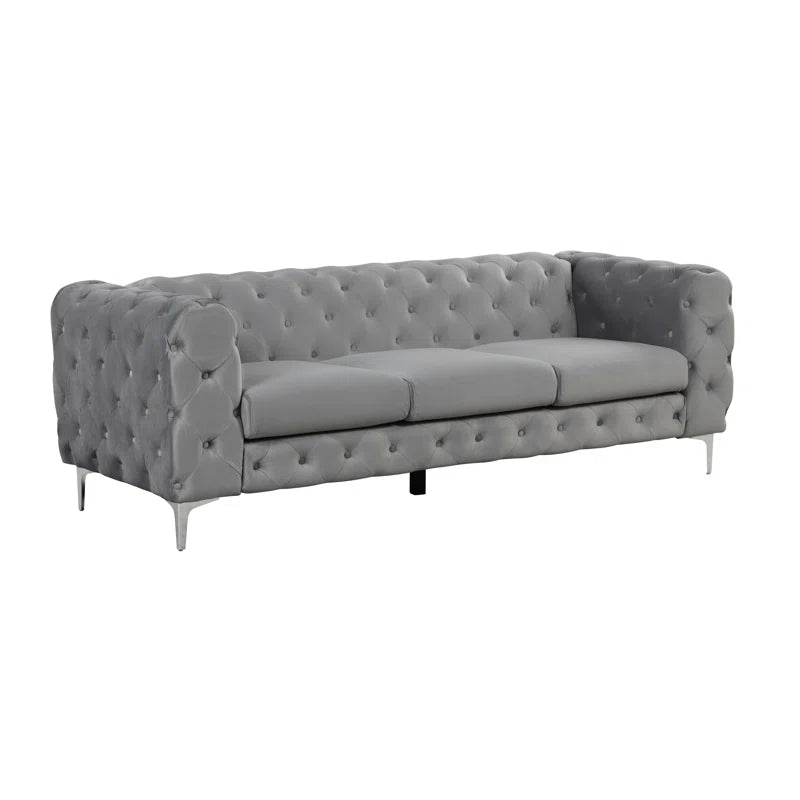 Grafordo 4 - Piece Velvet Living Room Luxury Sofa Set