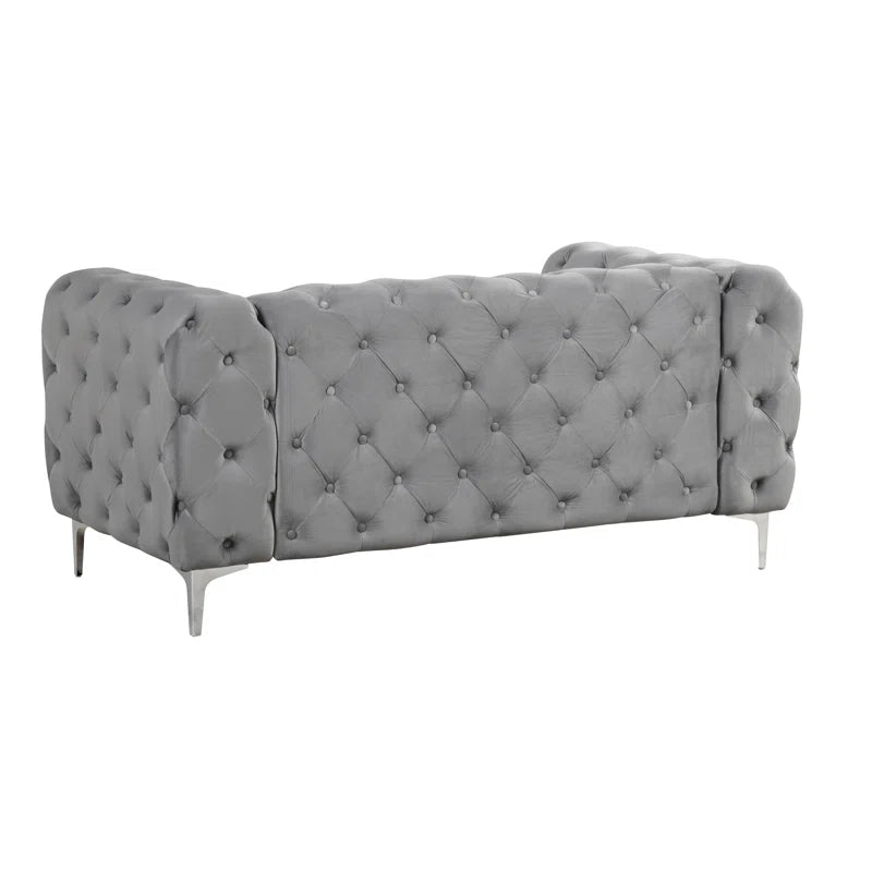 Grafordo 4 - Piece Velvet Living Room Luxury Sofa Set