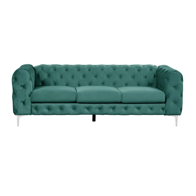 Grafordo 4 - Piece Velvet Living Room Luxury Sofa Set
