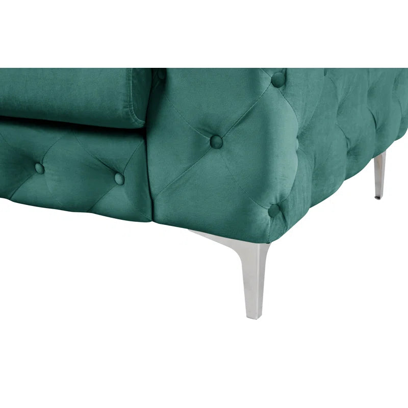 Grafordo 4 - Piece Velvet Living Room Luxury Sofa Set