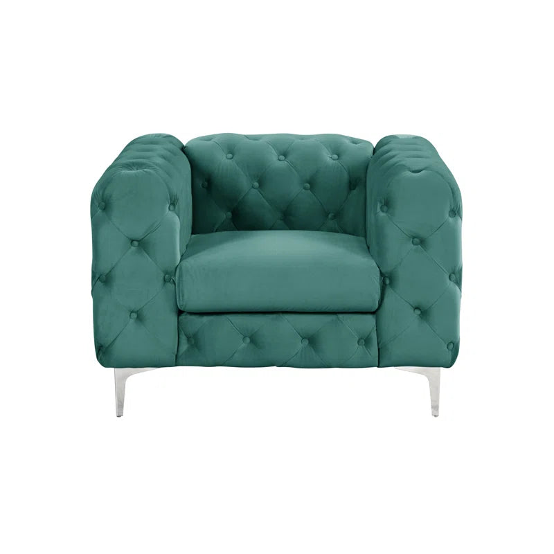 Grafordo 4 - Piece Velvet Living Room Luxury Sofa Set