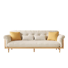 Cotton Linen Fabric Sofa – Breathable & Comfortable