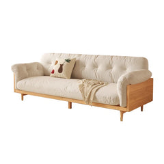Cotton Linen Fabric Sofa – Breathable & Comfortable