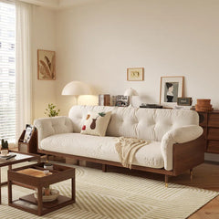 Cotton Linen Fabric Sofa – Breathable & Comfortable