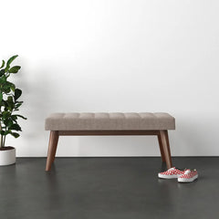 Fawlet Upholstered Bench - Wooden Bazar