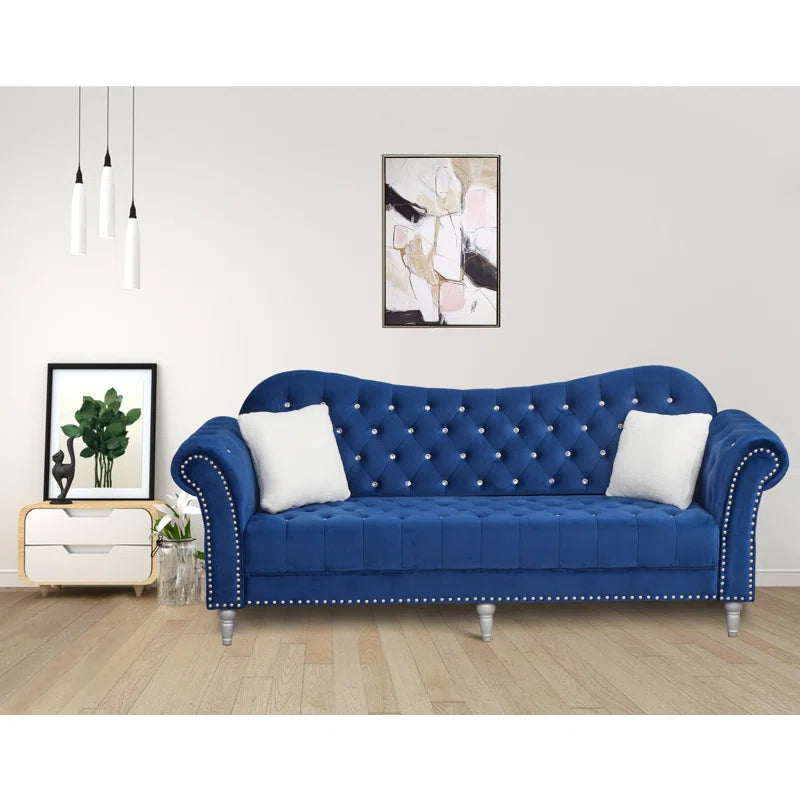 Hedere 2 - Piece Velvet Living Room Luxury Sofa Set