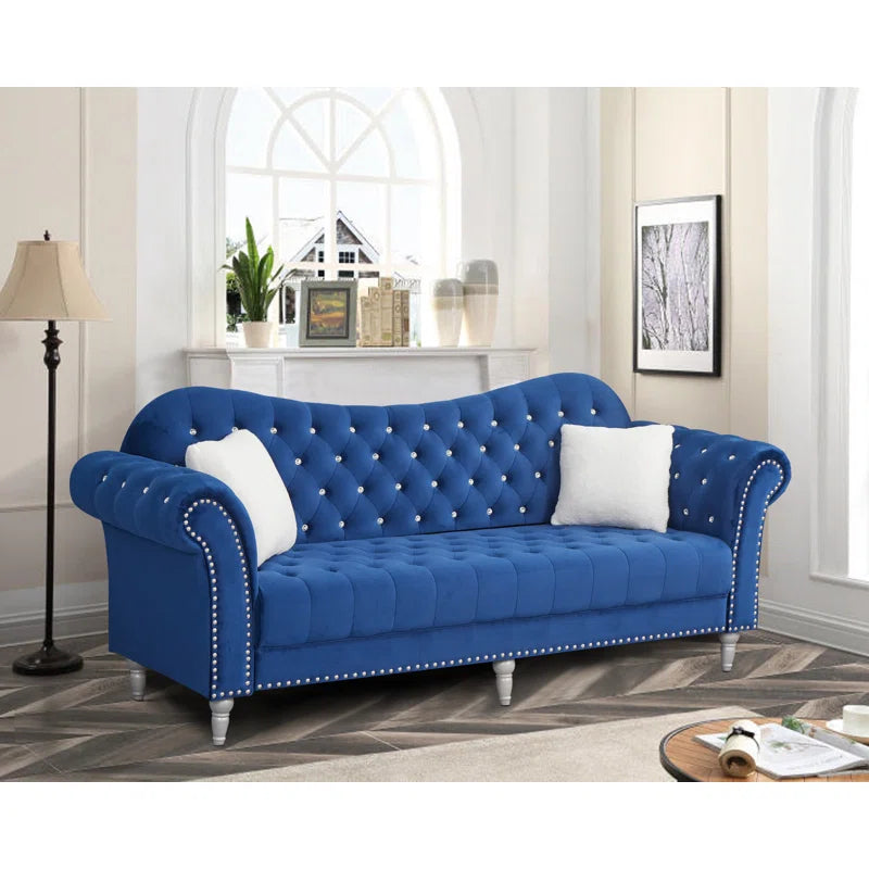 Hedere 2 - Piece Velvet Living Room Luxury Sofa Set