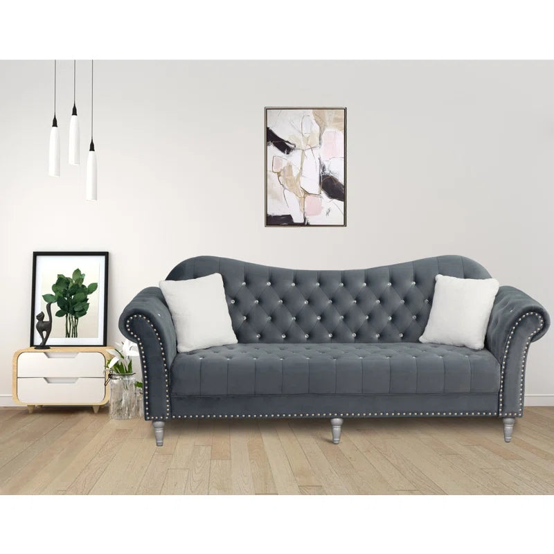 Hedere 2 - Piece Velvet Living Room Luxury Sofa Set