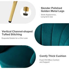 Hendrixo 3 - Piece Velvet Living Room Luxury Sofa Set