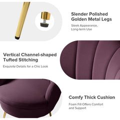 Hendrixo 3 - Piece Velvet Living Room Luxury Sofa Set