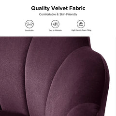 Hendrixo 3 - Piece Velvet Living Room Luxury Sofa Set