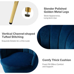 Hendrixo 3 - Piece Velvet Living Room Luxury Sofa Set