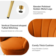 Hendrixo 3 - Piece Velvet Living Room Luxury Sofa Set