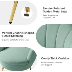 Hendrixo 3 - Piece Velvet Living Room Luxury Sofa Set