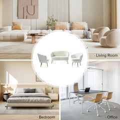 Hendrixo 3 - Piece Velvet Living Room Luxury Sofa Set