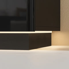 Subher HighGloss LED TV Stand TV Entertainment Center TV Console Media Gaming