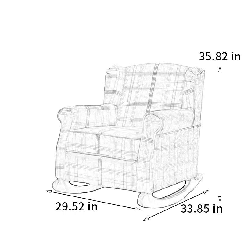 Lacciso Premium Comfort Rocking Chair With Stylish and Durable Design