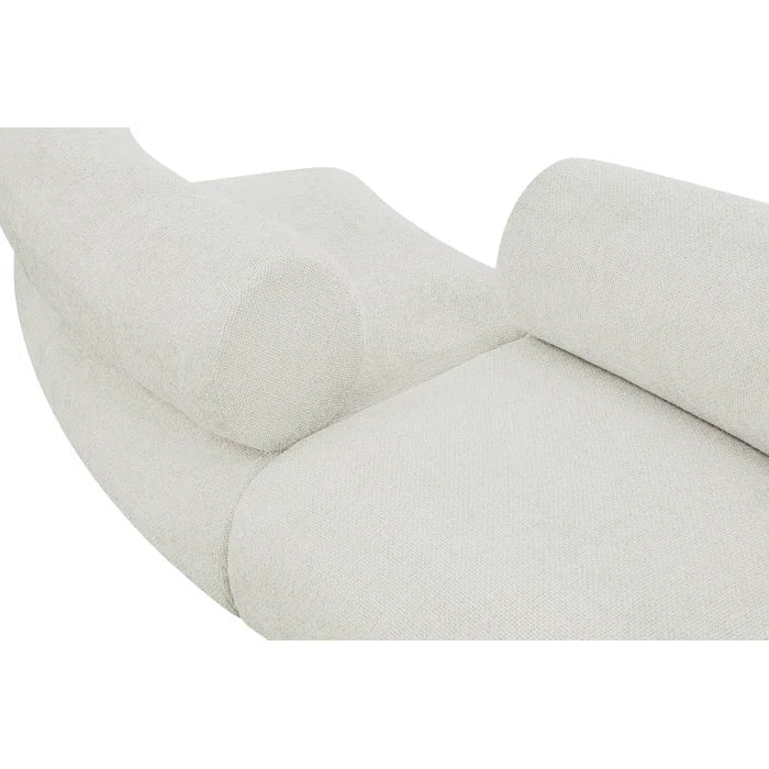 Hitansho 202'' Snake shape Upholstered Luxury Sofa