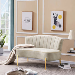 Charcoalan Polyester Blend Upholstered Bench - Wooden bazar