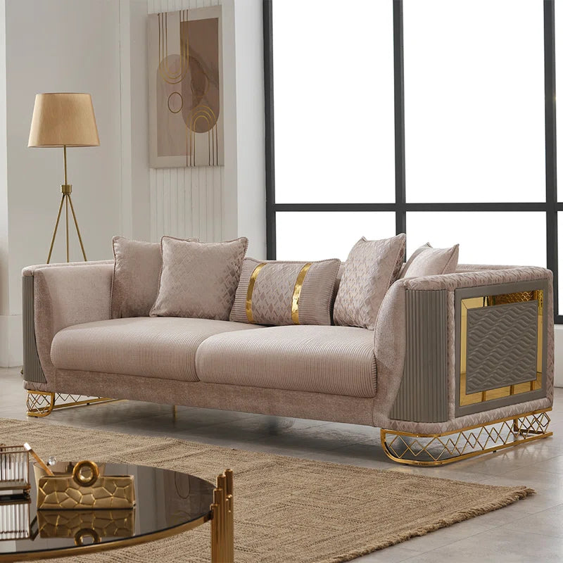 Holentez 3-Piece Sofa Set Luxury Sofa Set