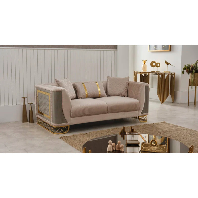 Holentez 3-Piece Sofa Set Luxury Sofa Set