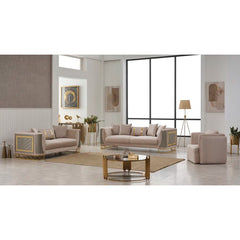 Holentez 3-Piece Sofa Set Luxury Sofa Set