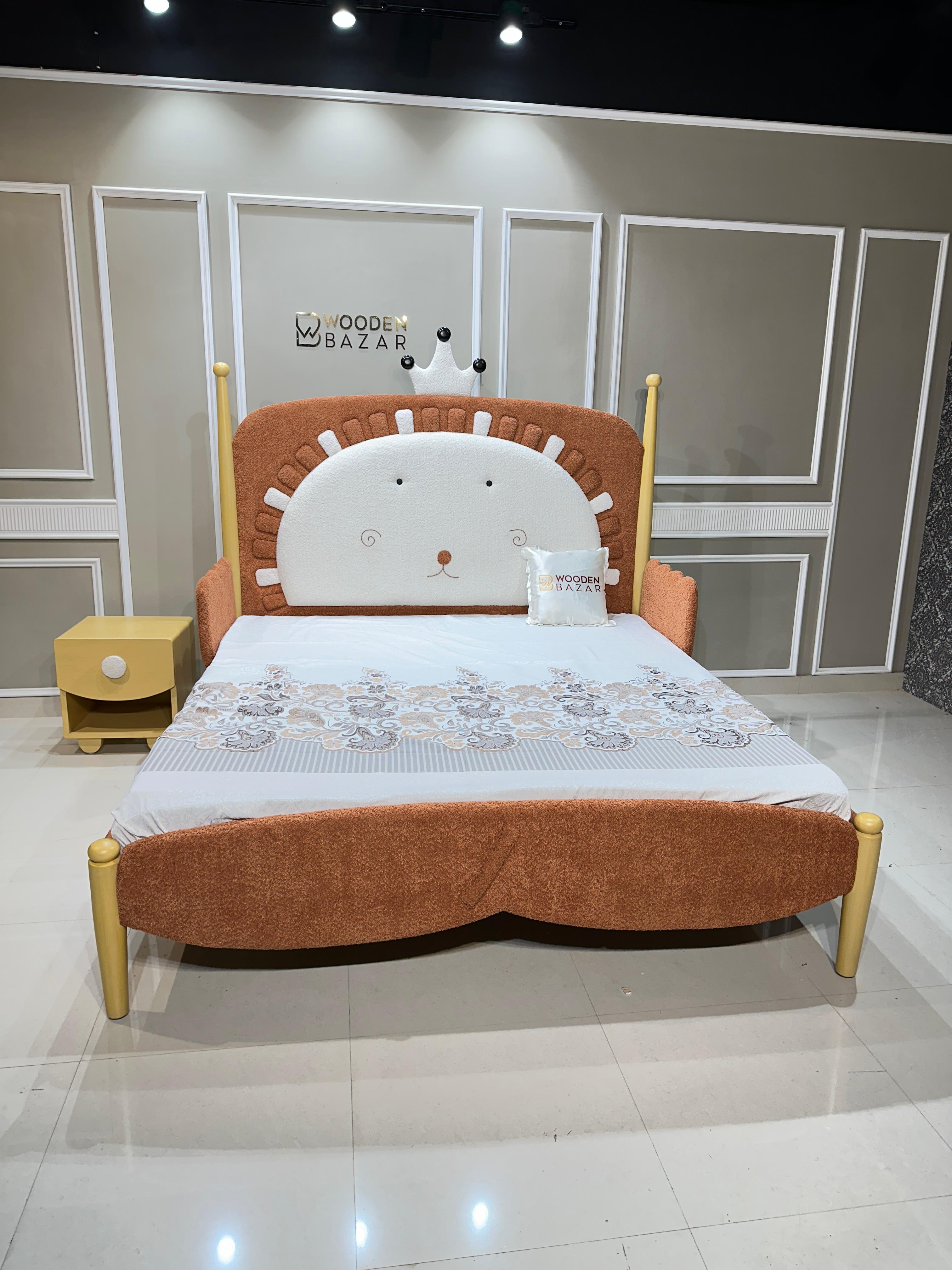 Lion shaped Kids Bed Stylish Design - Wooden Bazar