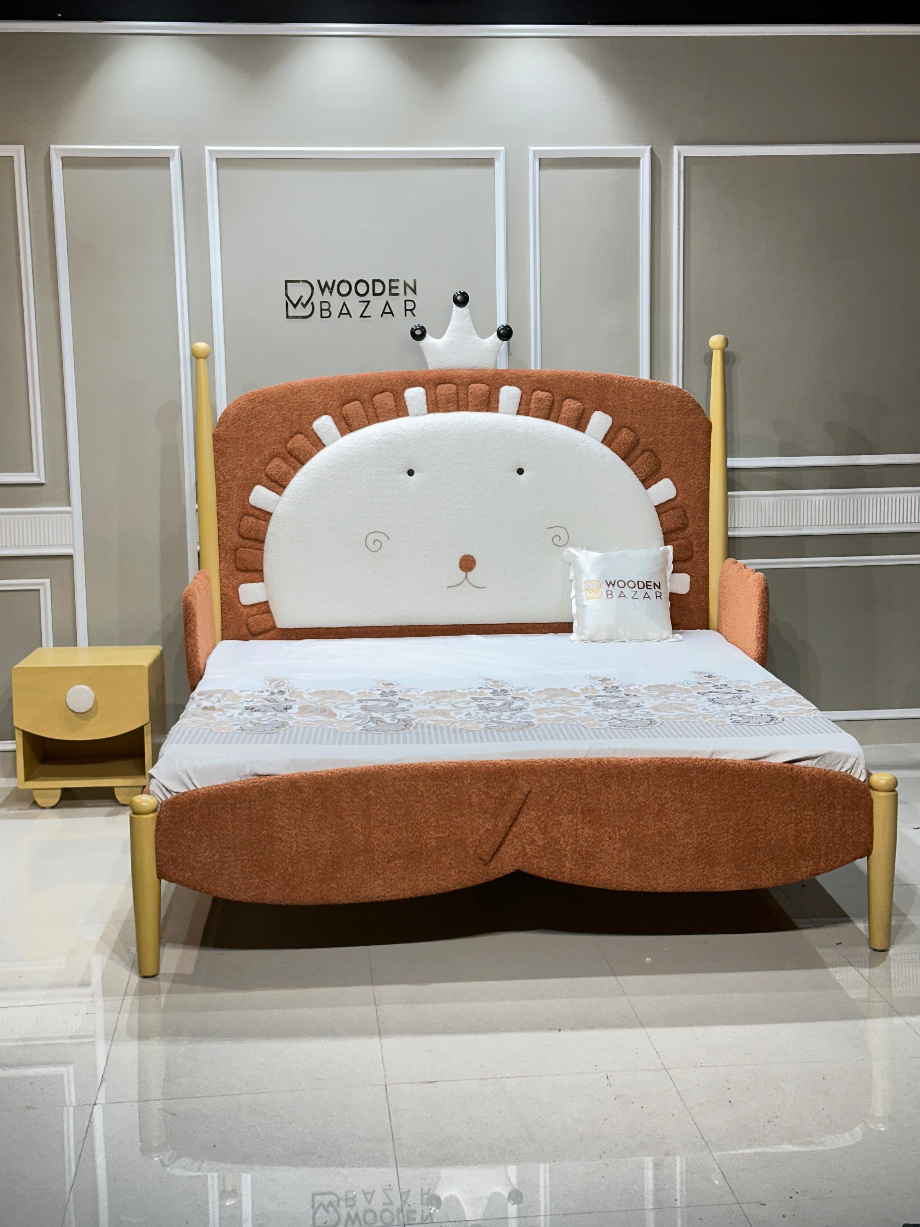 Lion shaped Kids Bed Stylish Design - Wooden Bazar