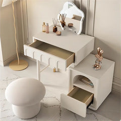 Iaconetti Vanity dressing table with lighted mirror and stool